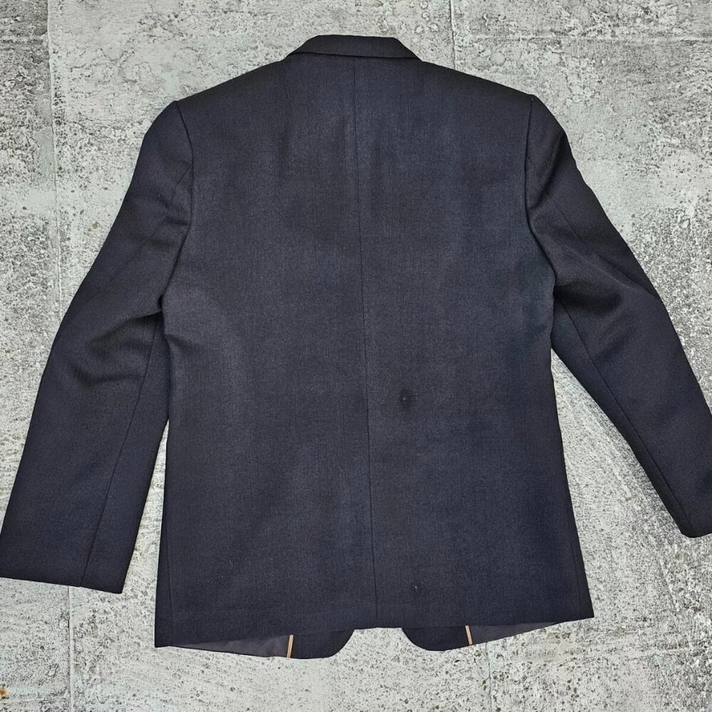 Dockers Kids Blazer Black Sport Coat Jacket Size 14 Husky - Picture 7 of 11